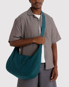 Large Nylon Crescent Bag